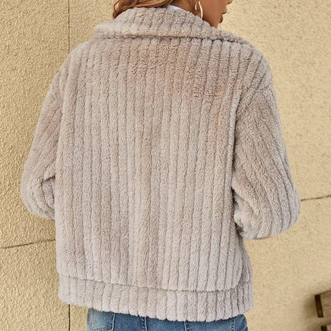CLAIRE™ | CARDIGAN EN PELUCHE ÉLÉGANT