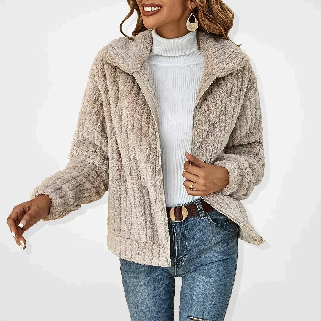 CLAIRE™ | CARDIGAN EN PELUCHE ÉLÉGANT