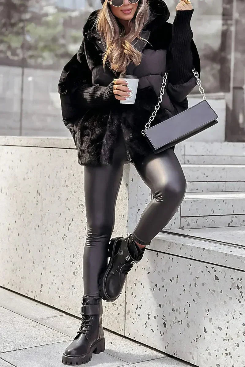 CLAIRE™ | MANTEAU D'HIVER AVEC CAPUCHE EN FAUSSE FOURRURE