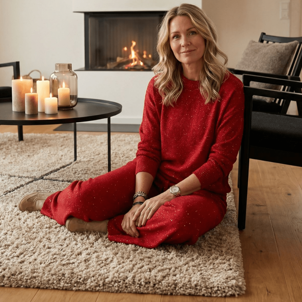 AURÉLINE™ | ENSEMBLE D’INTÉRIEUR LUXUEUX CONFORT (SWEAT & PANTALON)